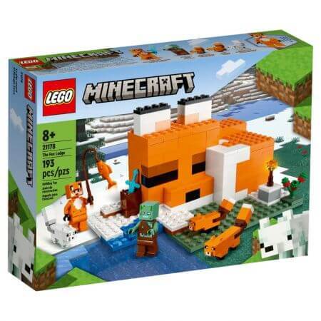 Lego Minecraft Fox Lair, +8 ans, 21178, Lego