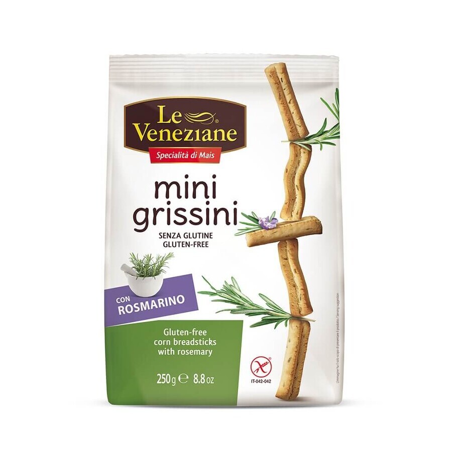 Le Veneziane Mini Grissini Con Rosmarino Senza Glutine 250g