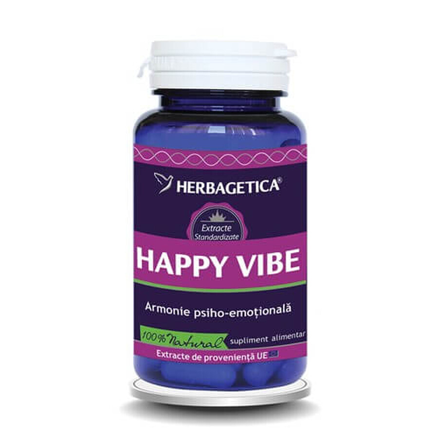 Happy Vibe (HappyVibe), 60 Kapseln, Herbagetica