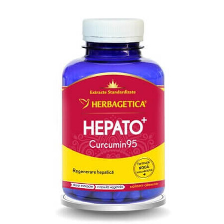 Hepato Curcumin95, 120 gélules, Herbagetica