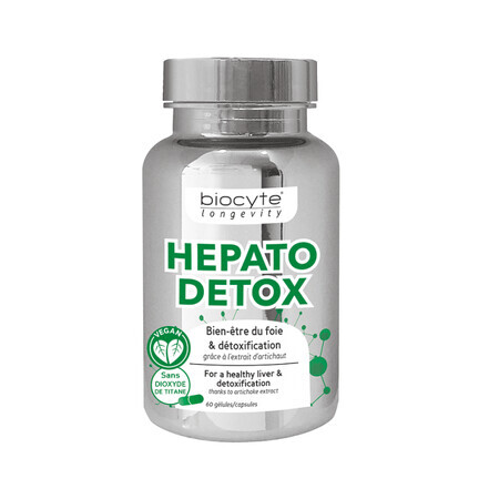 Hepato Detox, 60 gélules, Biocyte