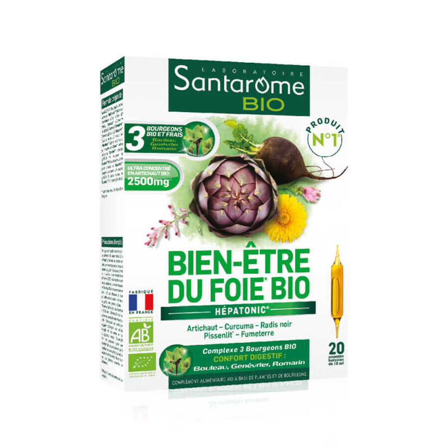 Hepatonic Bio, 20 fiale, Santarome Nature