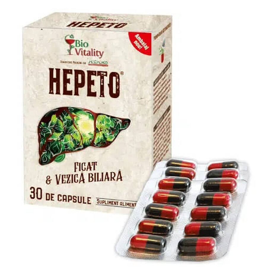 Hepeto, 30 gélules, Bio Vitality