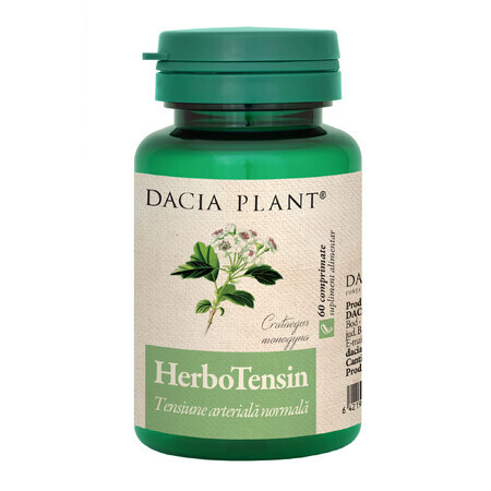 HerboTensin (Régulateur de la tension artérielle), 60 comprimés , Dacia Plant