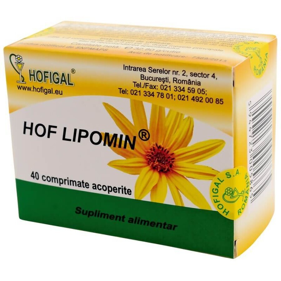 Hof Lipomin, 40 comprimés, Hofigal