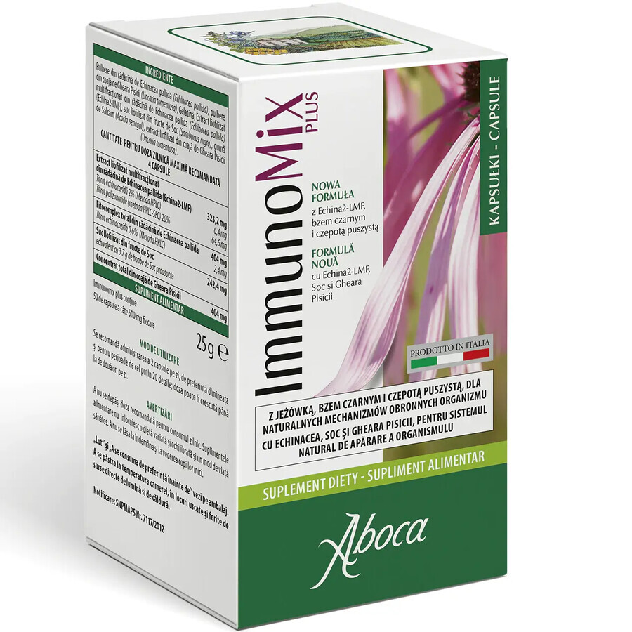 Immunomix Plus, 50 gélules, Aboca