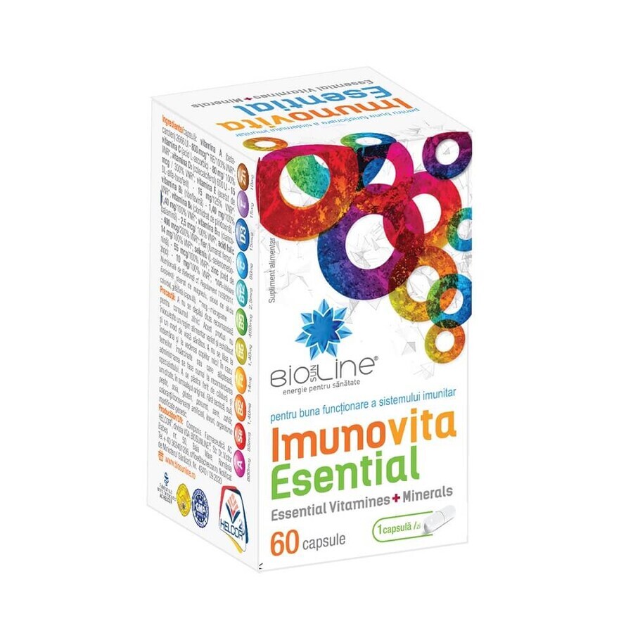 Imunovita Essential, 60 capsule, Helcor