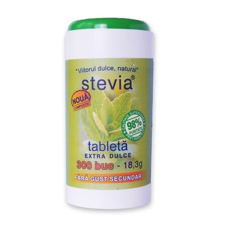Édulcorant Stevia Extra Sweet, 300 comprimés, Naturking