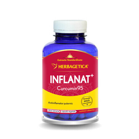 Inflanat+ Curcumin95, 120 capsule, Herbagetica