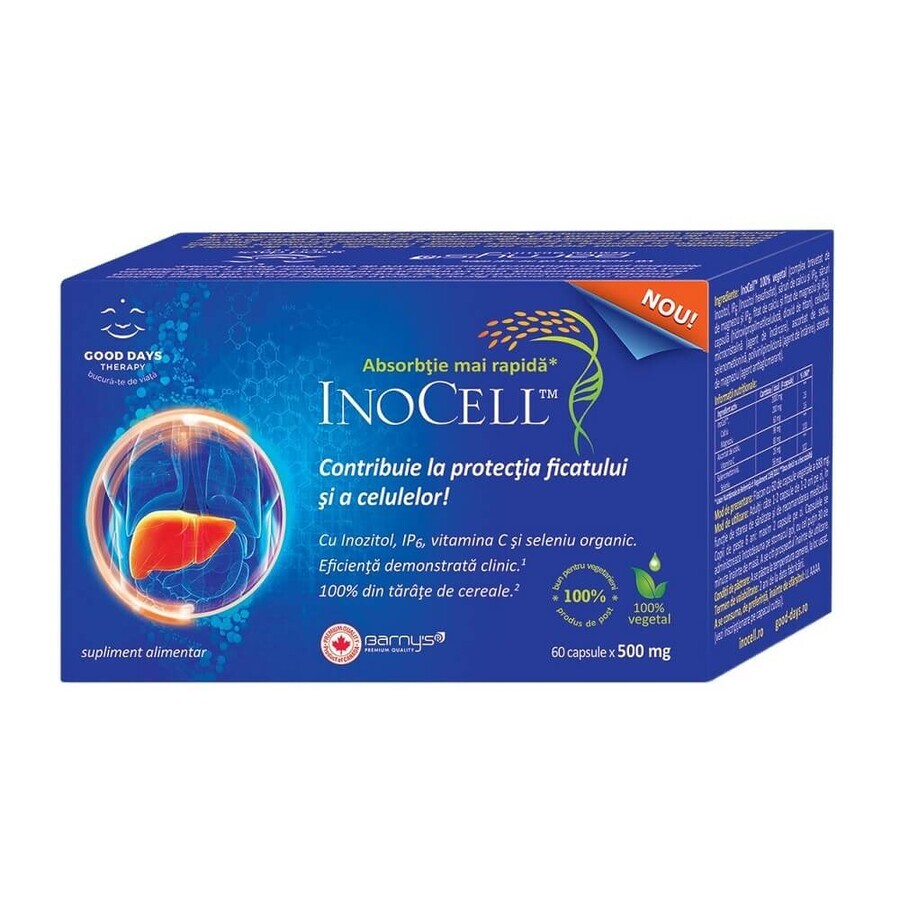 InoCell 500 mg, 60 gélules, Good Days Therapy