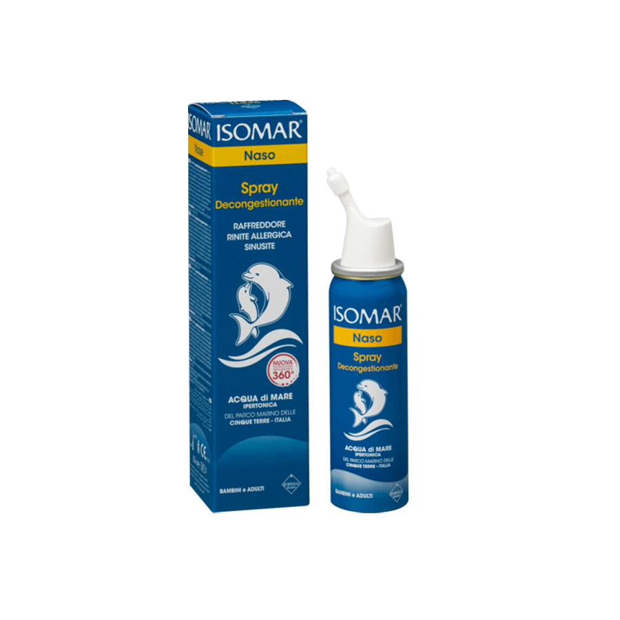Isomar spray décongestionnant pour le nez, 50 ml, Euritalia