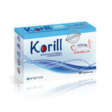 Korill pure huile de krill 500 mg, 30 capsules, Sanience
