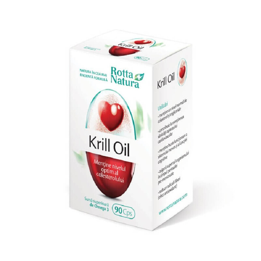 Huile de Krill, 90 capsules, Rotta Natura