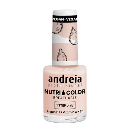 Vernis à ongles NutriColor-Care&Colour NC10, 10.5ml, Andreia Professional
