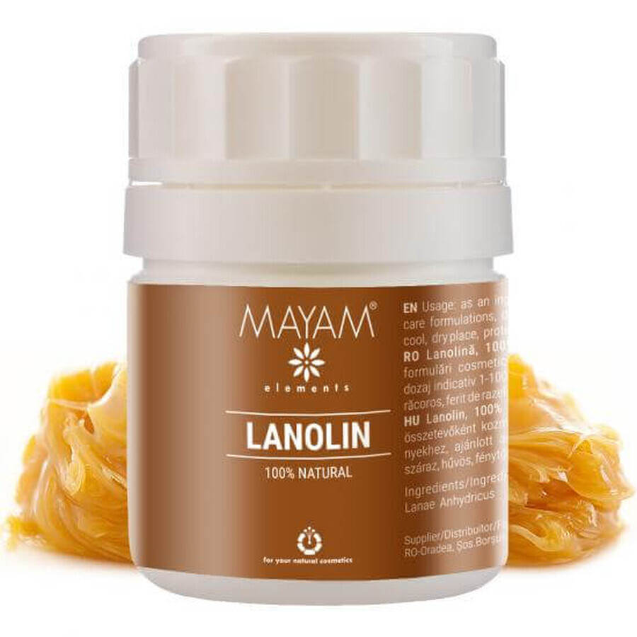 Lanoline anhydre pure (M - 1199), 40 g, Mayam