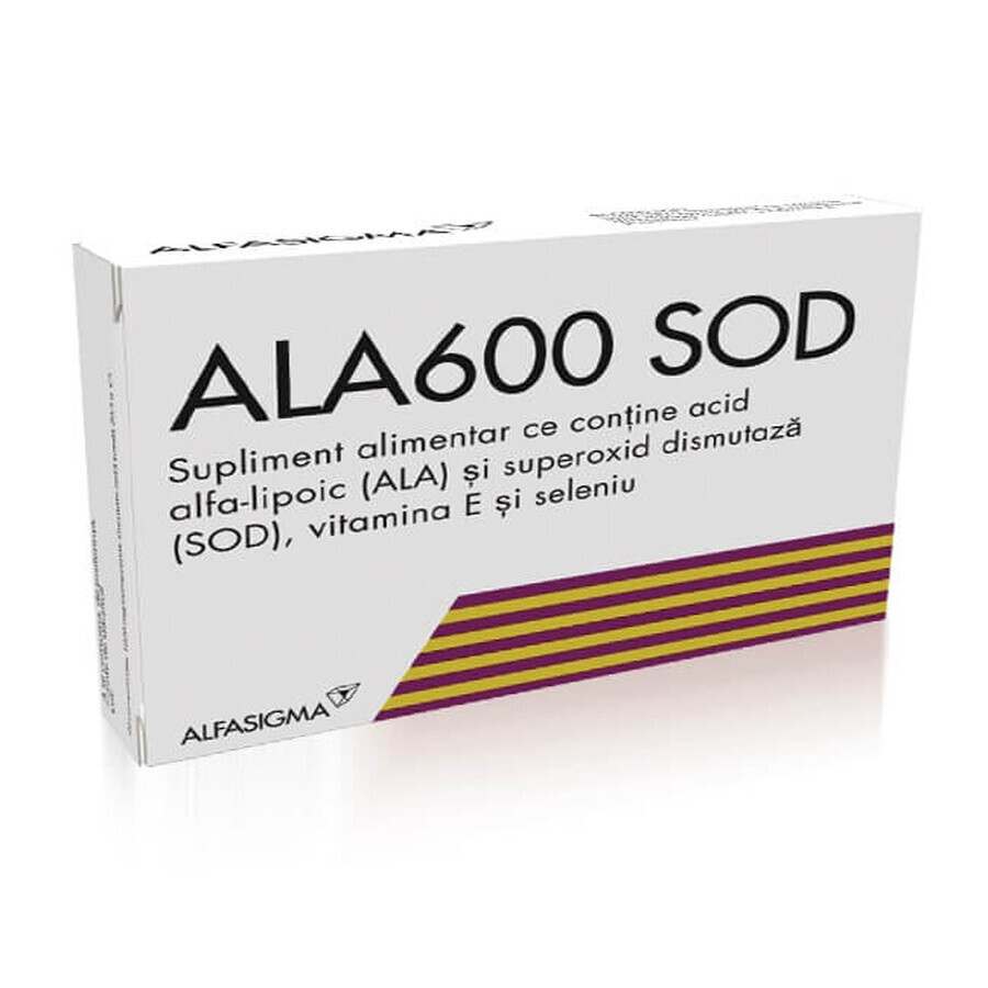 Ala600 SOD, 20 comprimés, Alfasigma Évaluations