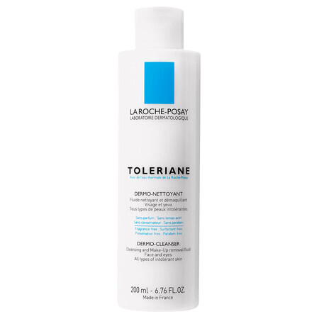 La Roche-Posay Toleriane Reinigungsmilch für intolerante und empfindliche Haut, 200 ml