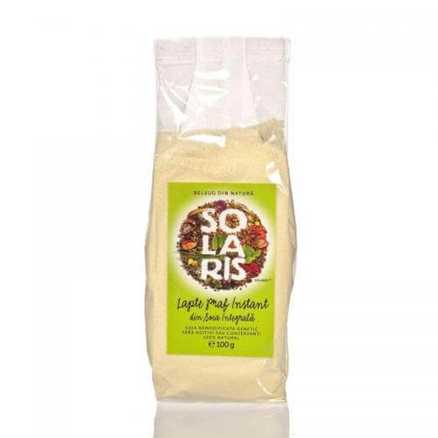 Lait de soja entier instantané en poudre, 100 g, Solaris