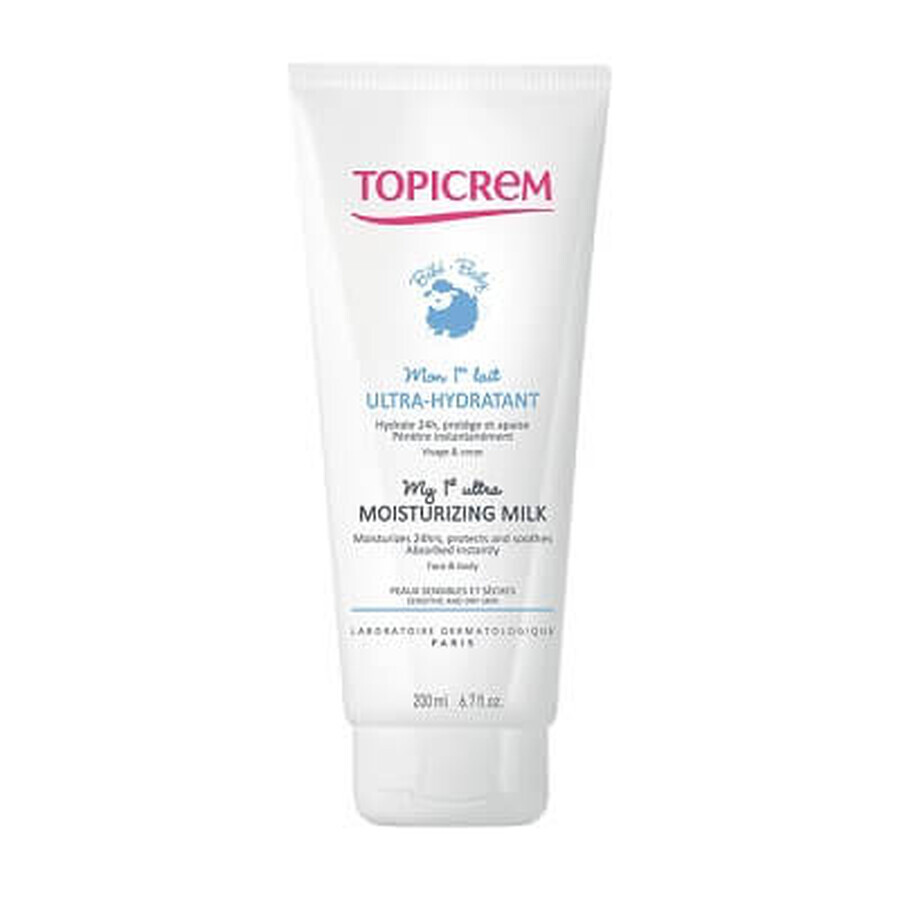 Topicrem Baby Lait Ultra Hydratant, 200 ml, NIGY