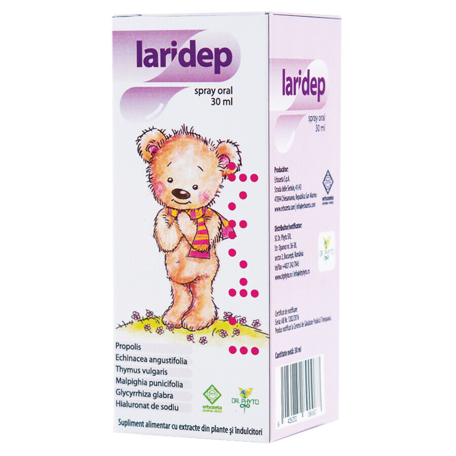 Spray orale Laridep, 30 ml, Dr. Phyto