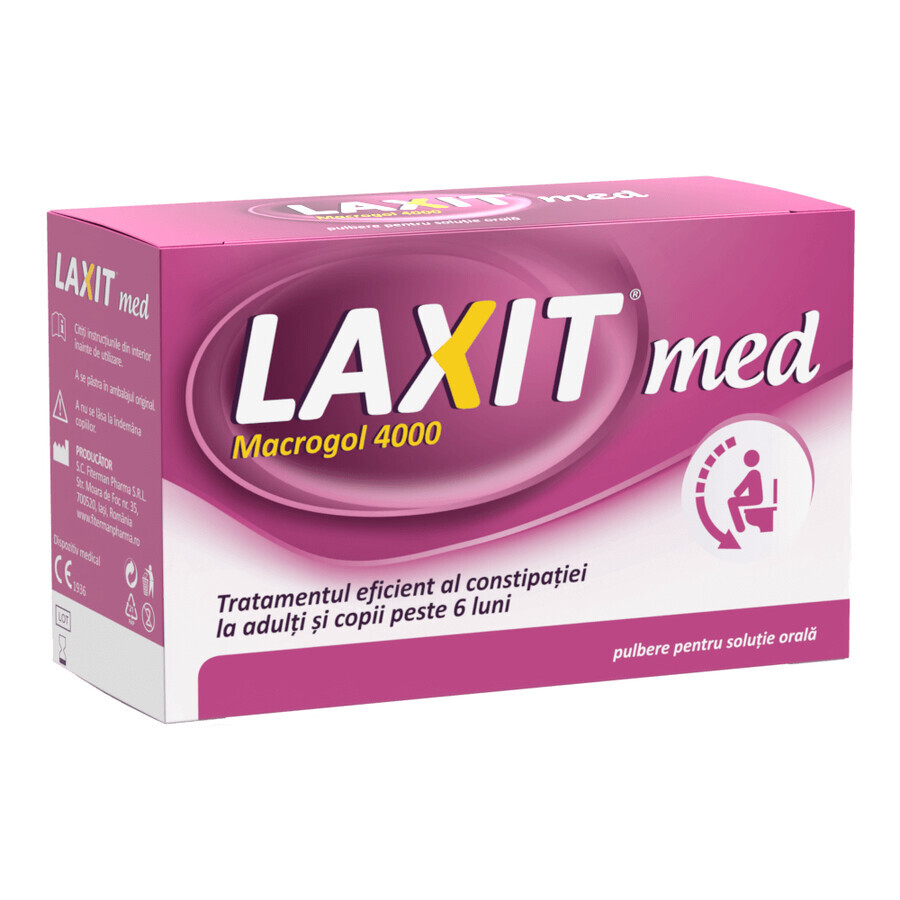 Laxit Med, 20 sachets x 5 g, Fiterman