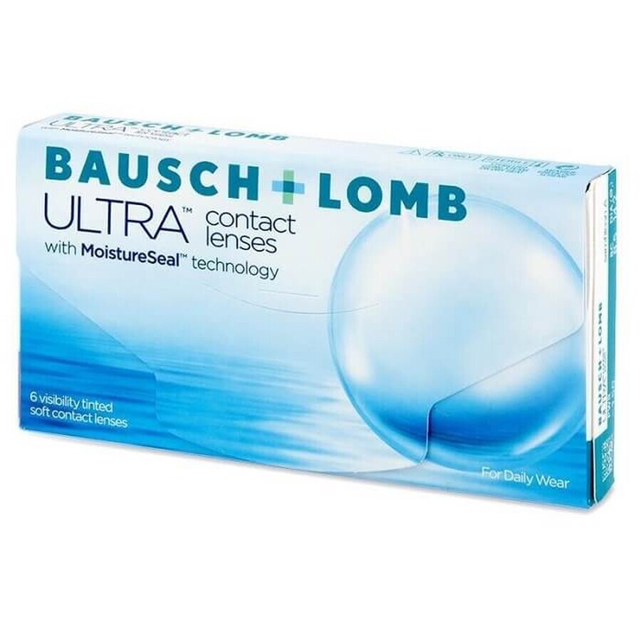 Contact lenses with diopter -3.25 Moisture Seal Ultra, 6 pieces, Bausch Lomb