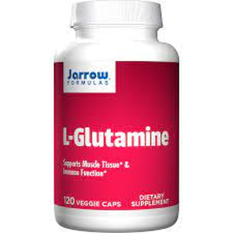 L-Glutamine 1000mg, Jarrow Formulas, 100 comprimés, Secom
