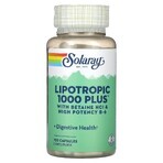 Lipotropic 1000 Plus Solaray, 100 gélules, Secom