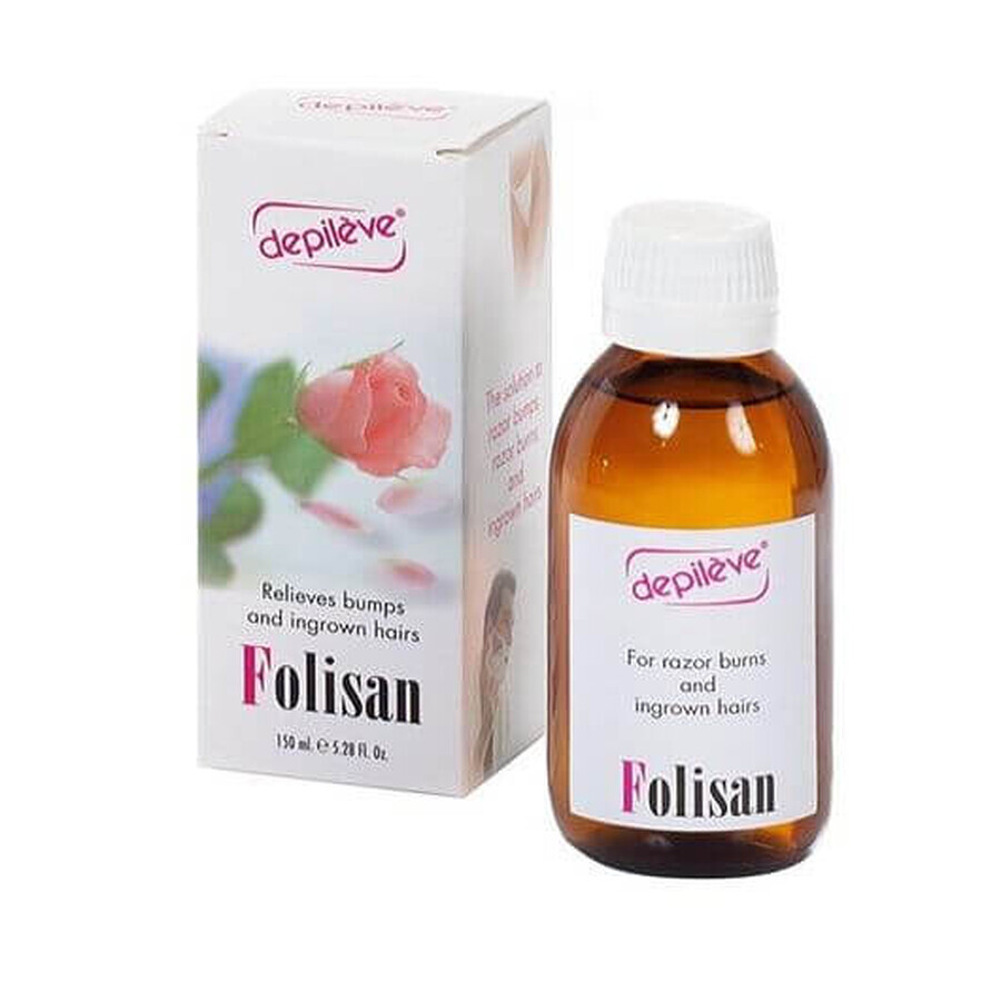 Lozione antifollicolite Folisan, 150 ml, Depileve