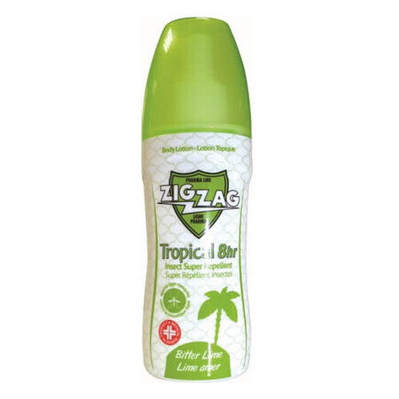 Lozione corpo contro le zanzare Tropical Lime Amaro, 100 ml, Zig Zag