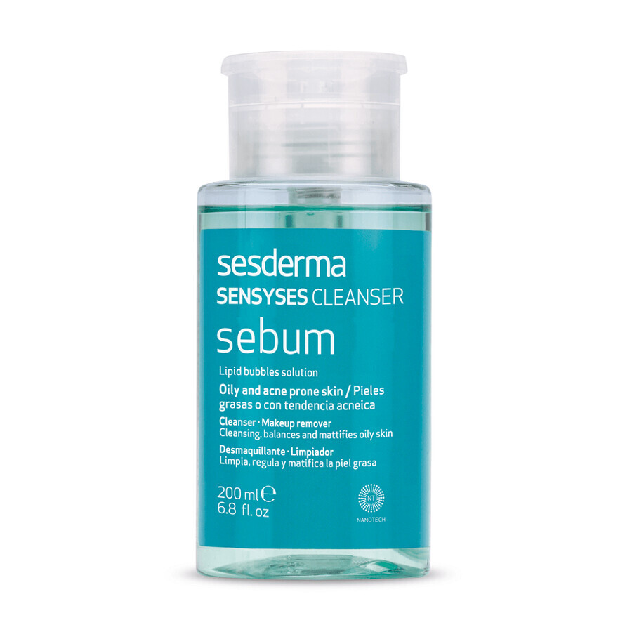 Sesderma Sensyses Reinigungslotion für fettige, zu Akne neigende Haut, 200 ml