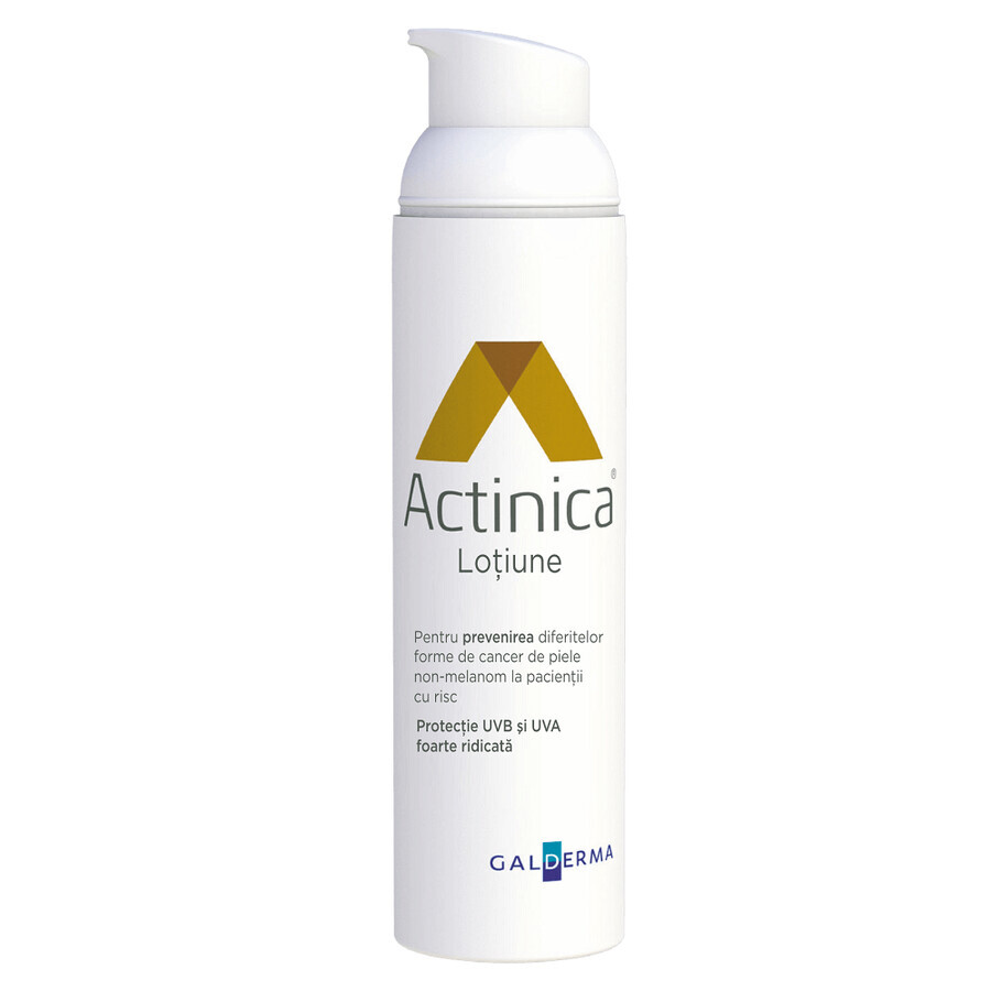 Actinica Lotion Crema Protettiva Raggi Solari UVB e UVA, 80 g, Galderma