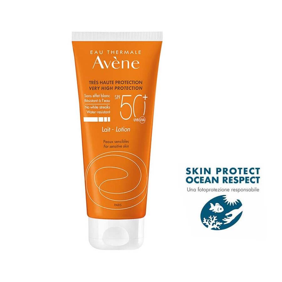 Lotion solaire SPF 50+, 100 ml, Avène