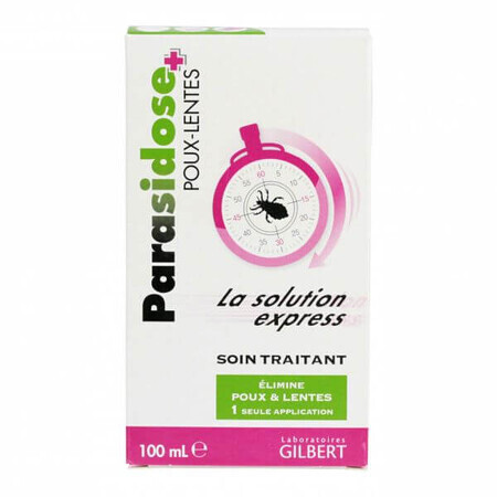 Lozione per il trattamento dei pidocchi e dei pidocchi Parasidose Express, 100ml, Gilbert