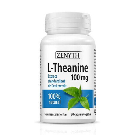 L-Theanin 100 mg, 30 Kapseln, Zenyth