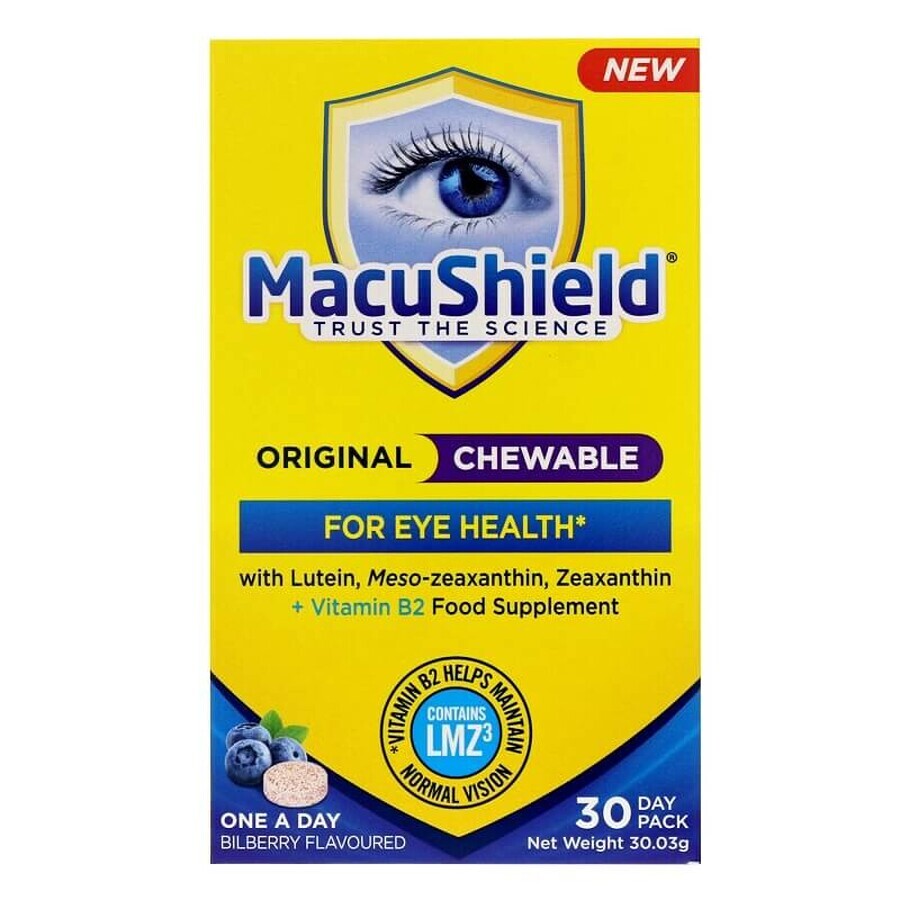 Macu Shield Chewable, 30 gélules orodispersibles, Macu Vision