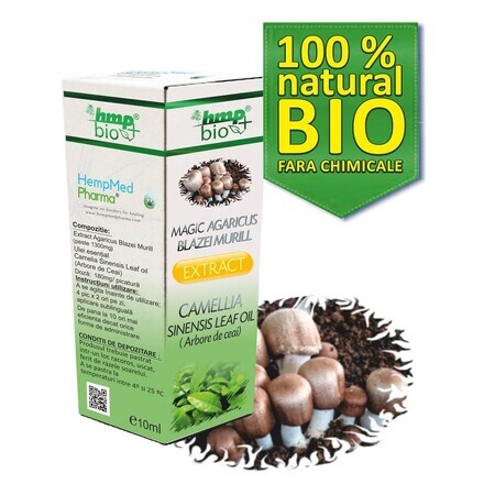 Magic Agaricus Blazei Murill Tea Tree Extract, huile, 10 ml, HempMed Pharma