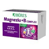 Complexe Magnésium + B, 50 comprimés pelliculés, Beres Pharmaceuticals Co