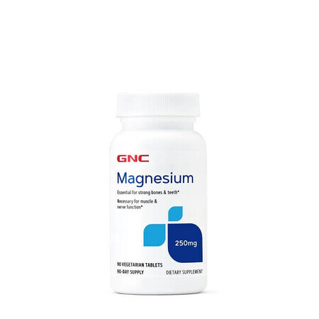 Magnesium 250 mg, 90 Tabletten (254213), GNC