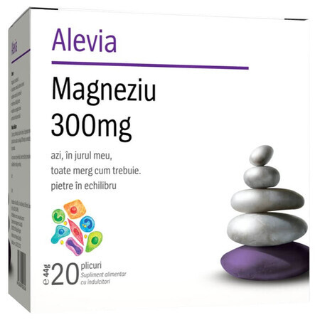 Magnésium 300mg, 20 sachets, Alevia