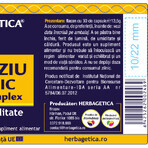 Magnesio organico con complesso vitaminico B, 120 capsule, Herbagetica