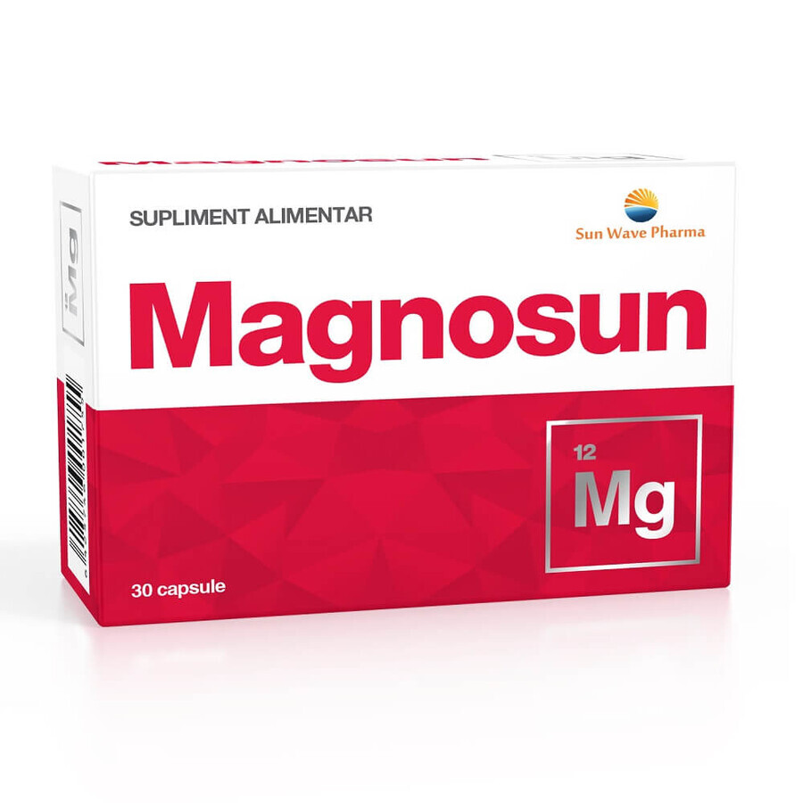 Magnosun, 30 capsule, Sun Wave Pharma recensioni