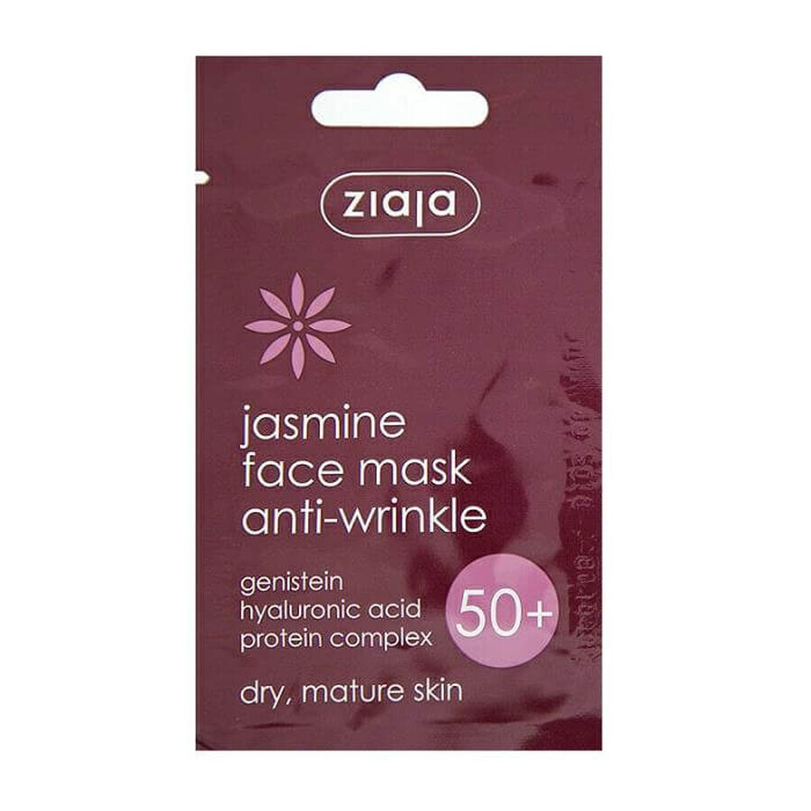 Anti-Falten-Maske mit Jasminextrakt für reife und trockene Haut, 7 ml, Ziaja