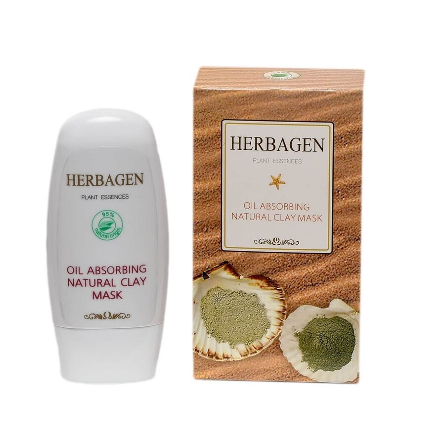 Masque anti-séborrhéique à l'argile, 50 g, Herbagen