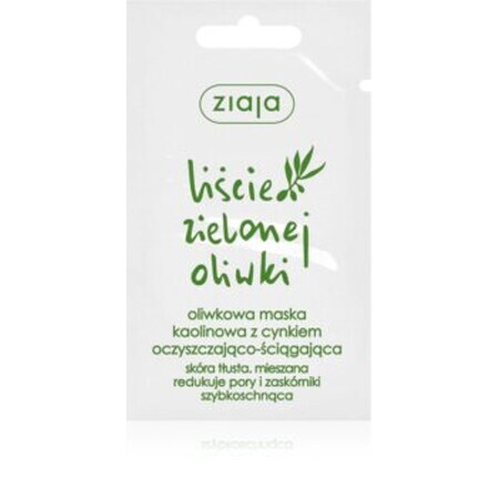 Masca astringenta pentru ten gras-mixt Olive Leaf, 7 ml, Ziaja