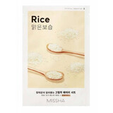 Masque Airy Fit Radiance à l'extrait de riz, 19 g, Missha