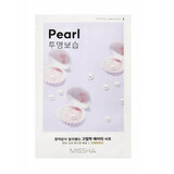 Airy Fit Pearls Masque tissu illuminateur et hydratant, 19 g, Missha