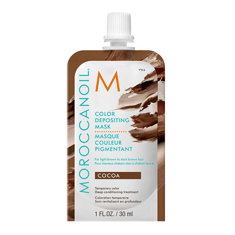 Mască de păr nuanțatoare Cocoa, 30 ml,  Moroccanoil