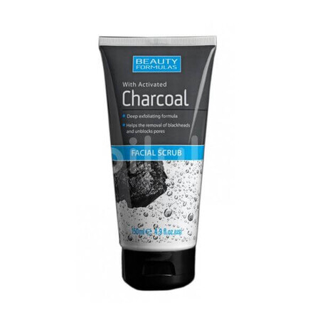 Beauty Formulas Masque exfoliant au charbon de bois 150 ml, Drammock