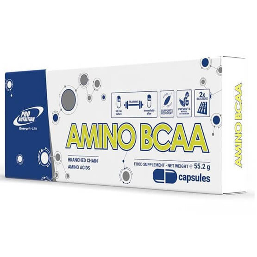 Amino Bcaa, 180 gélules, Pro Nutrition